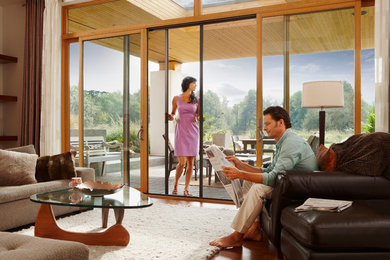 Living room - contemporary living room idea in San Francisco