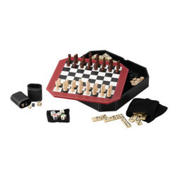 Mainstreet Classics Octagon 5-in-1 Game Set - Game Table Accessories