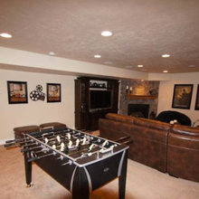 foosball and air hockey table