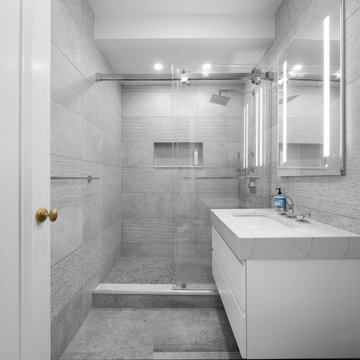 Kitchen and Three Bathroom Remodel in Battery Park