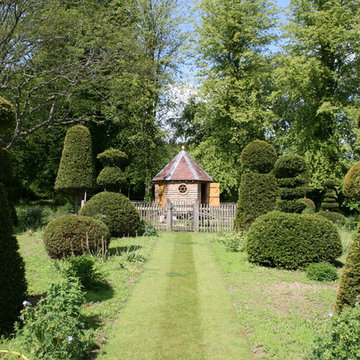 Oak timber framed hen house