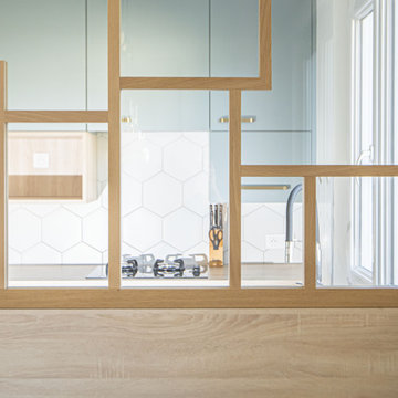 Rénovation d'une cuisine dans une maison angevine des années 60