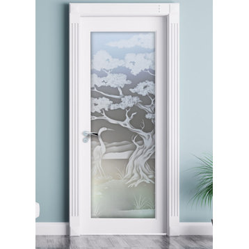 Interior Prehung Door or Interior Slab Door - Bonsai Egret - Douglas Fir...
