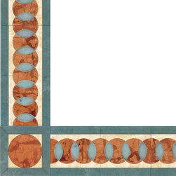 Oshkosh Designs Koi Inlay Border and Corner - Flooring