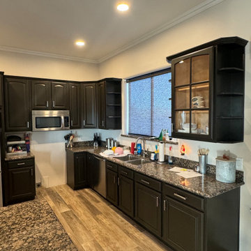 Kitchen Paint with Dry Bar Build