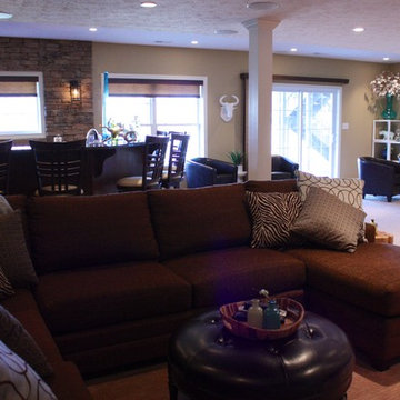 Basement open concept remodel