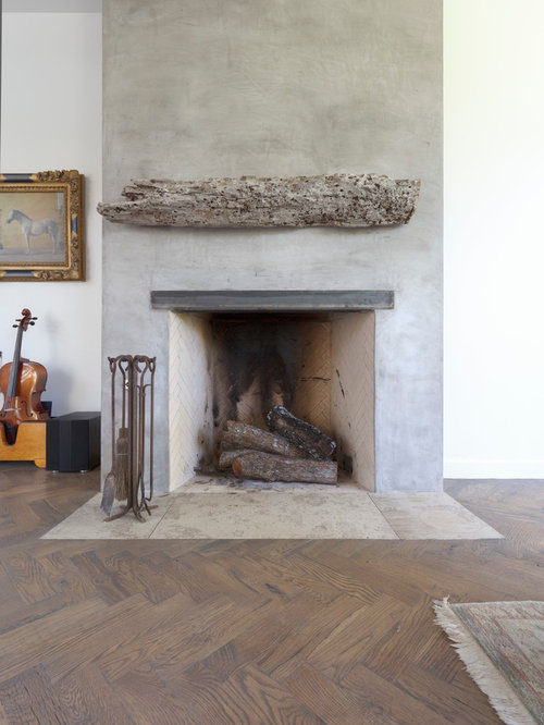 Driftwood Mantel Houzz