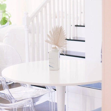 Air blue breakfast nook cushions