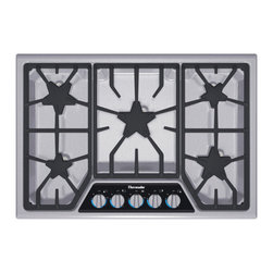 Thermador Masterpiece Deluxe 30" Gas Cooktop, Stainless Steel | SGSX305FS - Cooktops