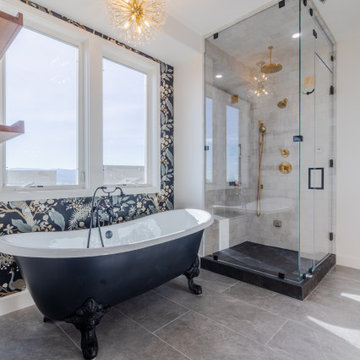 Master Bathroom with Steam Shower