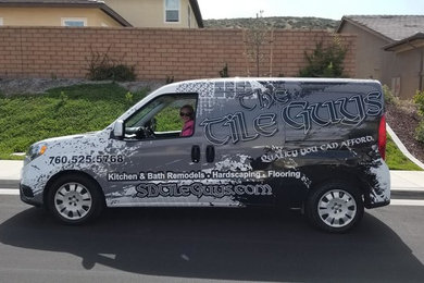 Car with logo
