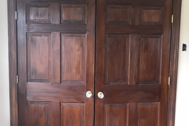 Before & After Door Staining in Clifton, NJ