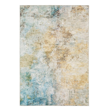 Oriental Weavers Sphinx Myers Park Myp09 Rug, Yellow and Blue, 2'0"x8'0" Runner