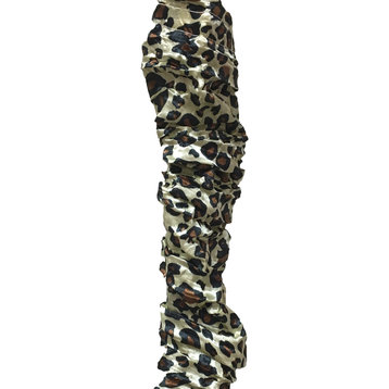 Royal Designs Cord/Chain Cover, 4', Touch Fastener, Leopard