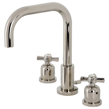 FSC8939ZX Millennium Widespread Bathroom Faucet,Brass Pop-Up, Polished Nickel