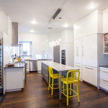 Gray White Combo Kitchen