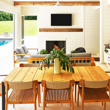 Outdoor Kitchen Featuring Evo Grill