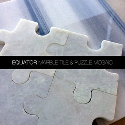 Equator marble tile 24x24 & marble puzzle mosaic - Mosaic Tile