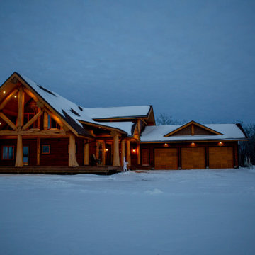 The Alberta Ranch Post & Beam Design