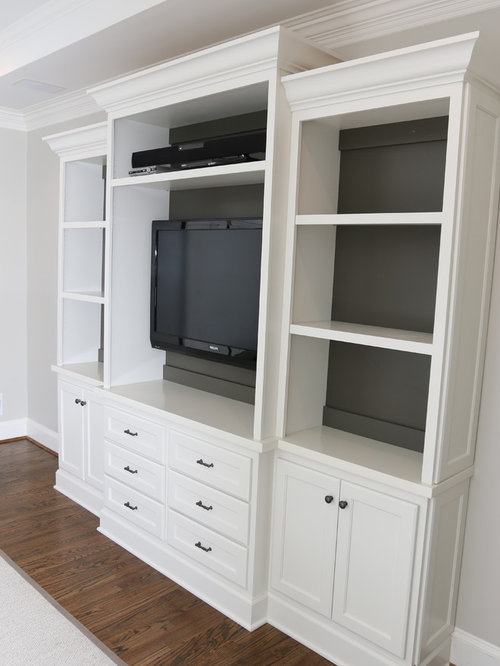 Gray Entertainment Center Houzz