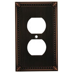 Cosmas - Cosmas Decorative Wall Plates/Outlet Cover, Oil Rubbed Bronze, 44000 Series - Heavy duty cast metal contruction