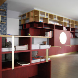 S&eacute;verine - une biblioth&egrave;que de style art d&eacute;co - 本棚