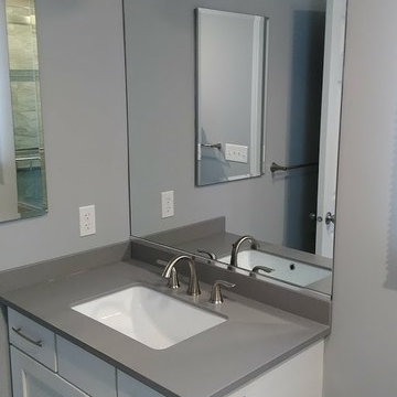 Clarence- Gray Bathroom Remodel