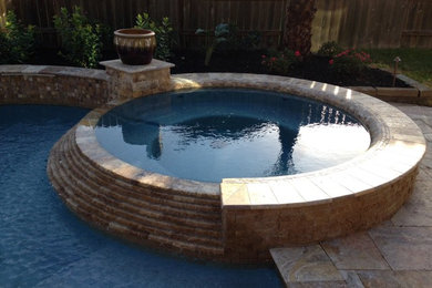 Example of a classic pool design in Houston