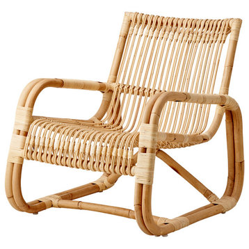 Cane-Line Curve Lounge Chair, Natural