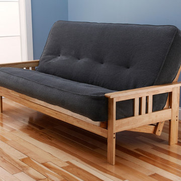 Monterey Natural Frame with Marmont Thunder Mattress