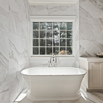 Traditional Style Five Bathroom Remodel Great Falls, VA