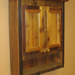 Reclaimed Barn Wood Bathroom - Bathroom Cabinets