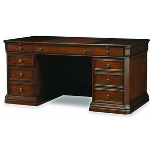 Hooker Furniture Telluride Wood Panel Executive Desk 563