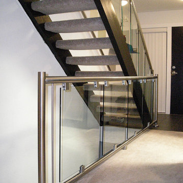 Stainless Steel & Glass Stair Rail System