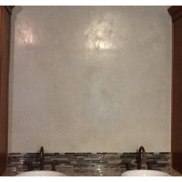 Venetian Plaster in Master Bathroom **Austin, TX 11/2014**