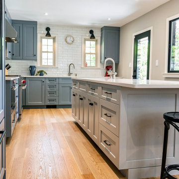 Euro-chic Kitchen and Dining Room Renovation