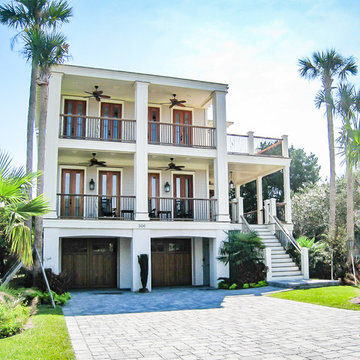 Upscale Custom Built French-Styled Seaside Escape on Isle of Palms