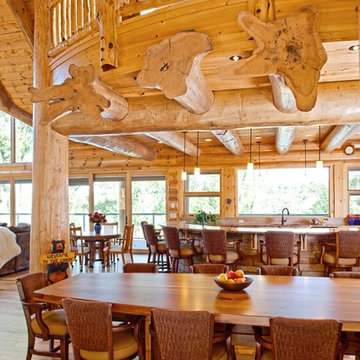 Lake Delton, WI project by Wisconsin Log Homes - www.wisconsinloghomes.com