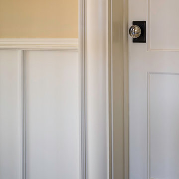 Wainscot, casing, interior door