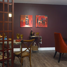 Eggplant Living Room
