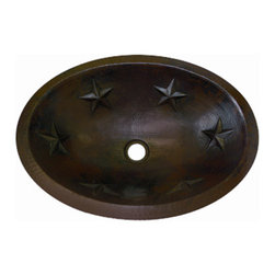 Copper Oval Sinks - Bathroom Sinks