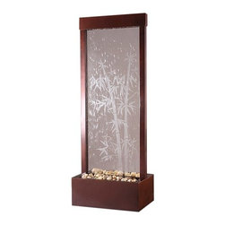 4' Gardenfall Etched Bamboo Floor Fountain - Products