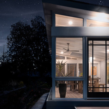 Pitched Roof Screened-In Porch