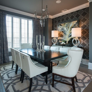 Modern Monochromatic Dining