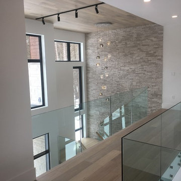 Wiring of Custom Home with Installation of Electrical Devices and Fixtures