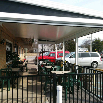 Zip Tex, Restaurant roll down clear vinyl side retention system