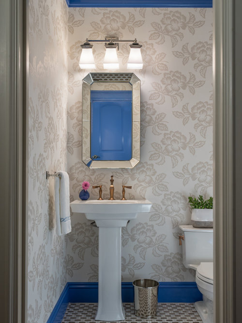 AllTime Favorite Powder Room with a Pedestal Sink Ideas & Remodeling