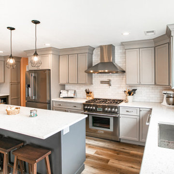 Home addition and kitchen
