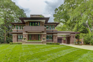 1960s exterior home idea in Charlotte