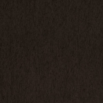 Dark Brown, Solid Chenille Upholstery Fabric By The Yard